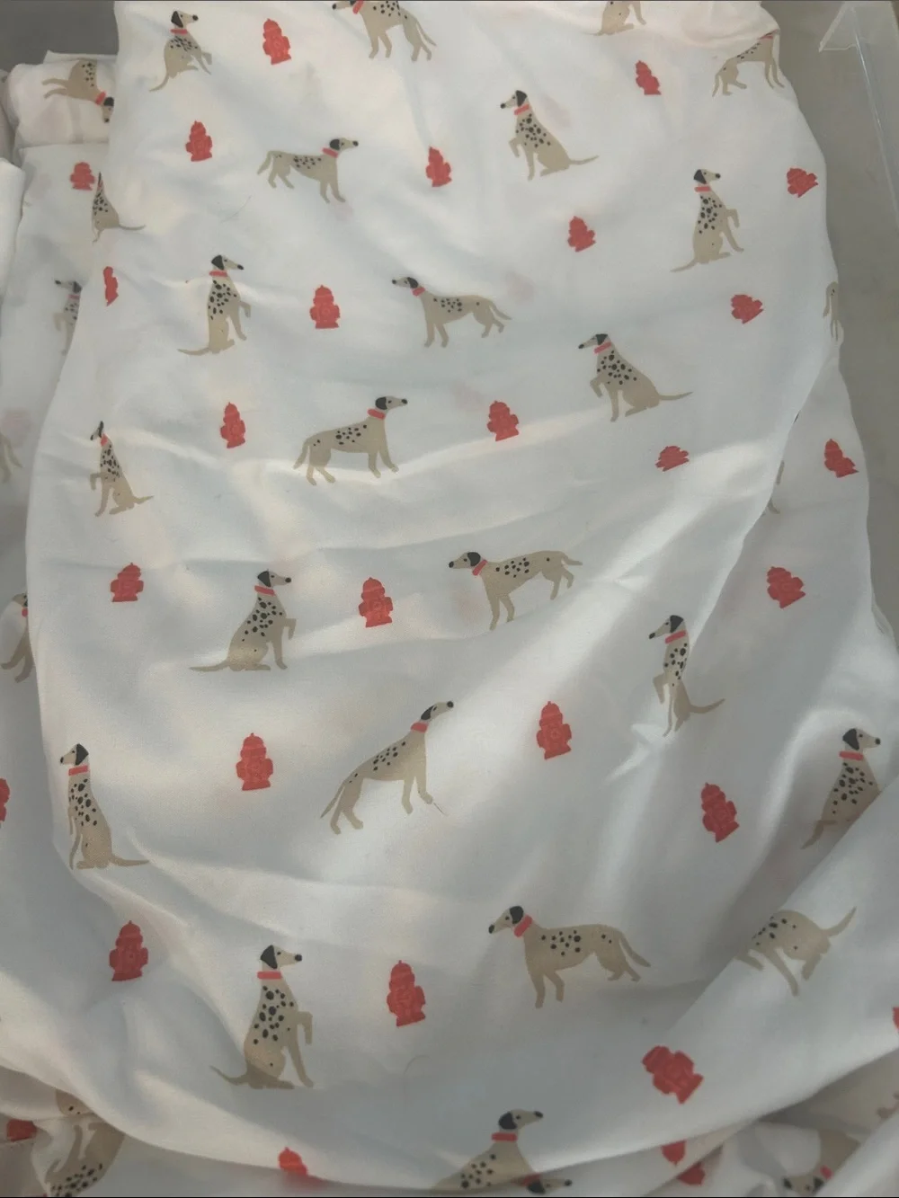 Dog Print target twin sheet set